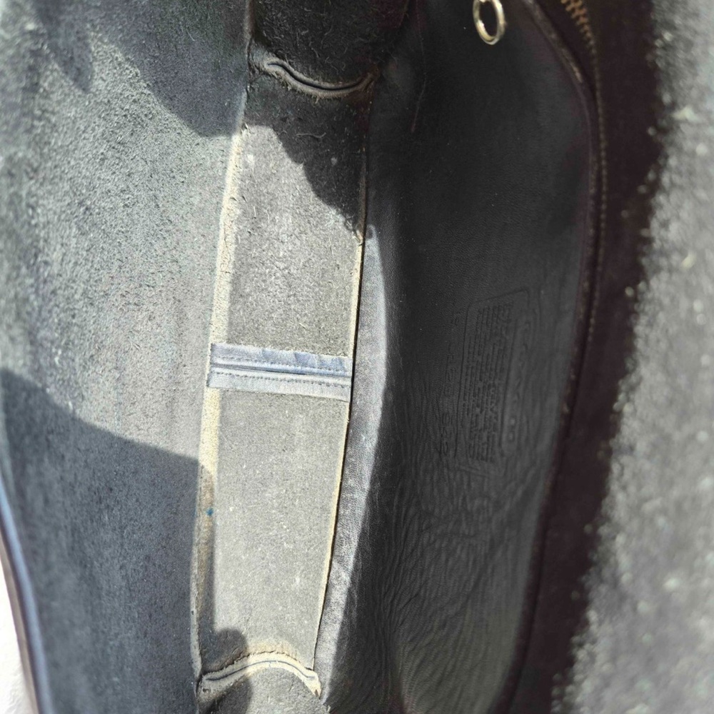 Pre-1994 Vintage Coach Dark Navy convertible clutch with Brass hardware - Picture 10 of 10